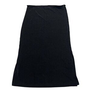 Guizio Selene Midi Skirt in Black